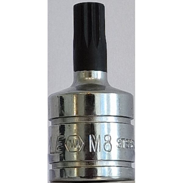 Carlyle Hand Tools 3/8Dr M8 Multispline Bit 40mm Long Carlyle Hand Tools - Dynamic Drive