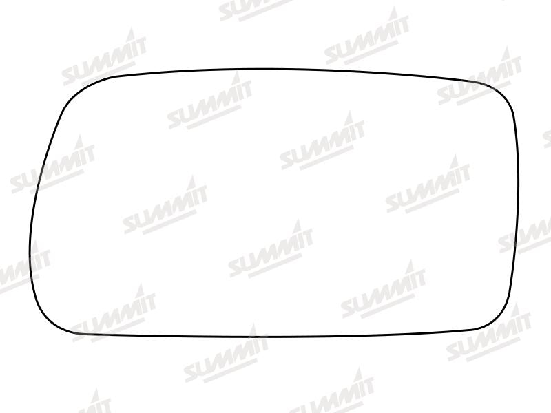 Summit Stick-On Standard Mirror Glass fits Citroen Xantia 93 on LHS Summit - Bars 4 Cars