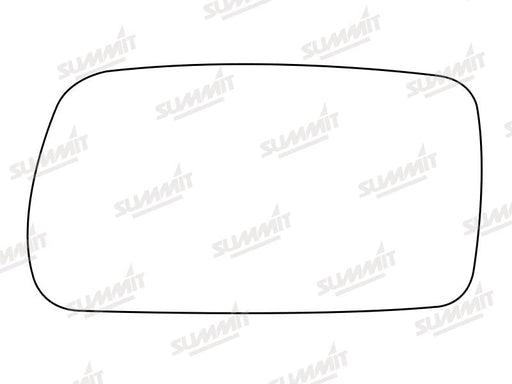 Summit Stick-On Standard Mirror Glass fits Citroen Xantia 93 on LHS Summit - Bars 4 Cars