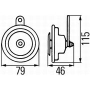 Hella Car Horn Signal Unit
