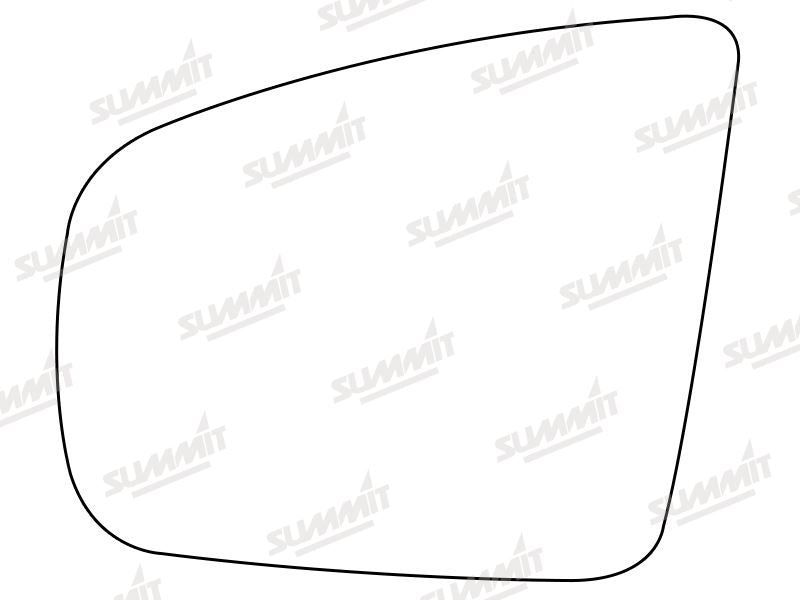 Summit Stick-On Aspheric Mirror Glass fits BMW X5 X6 LHS Summit - Bars 4 Cars