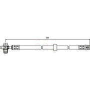 Apec Brake Hydraulic Hose Line Front fits Seat Arosa 1997-2004 1.0 1.4 1.7