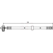 Apec Brake Hydraulic Hose Line Front HOS3318