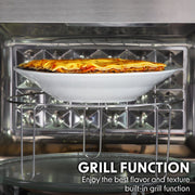 Baridi Integrated Microwave Oven with Grill 25L Capacity 900W - Stainless Steel Baridi - Dynamic Drive