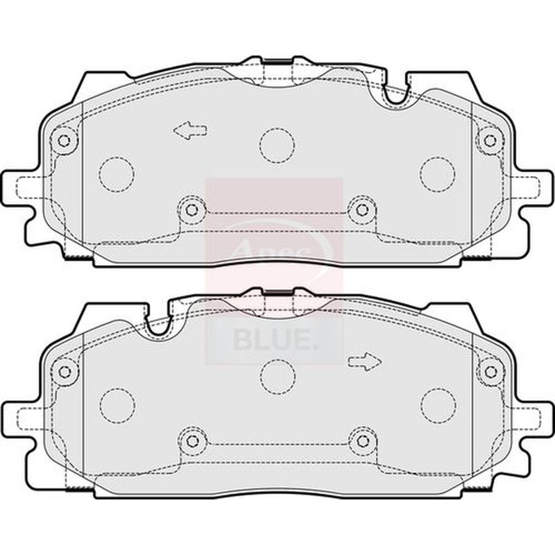 Apec Front Brake Pad Set fits Audi A3 2021-2022