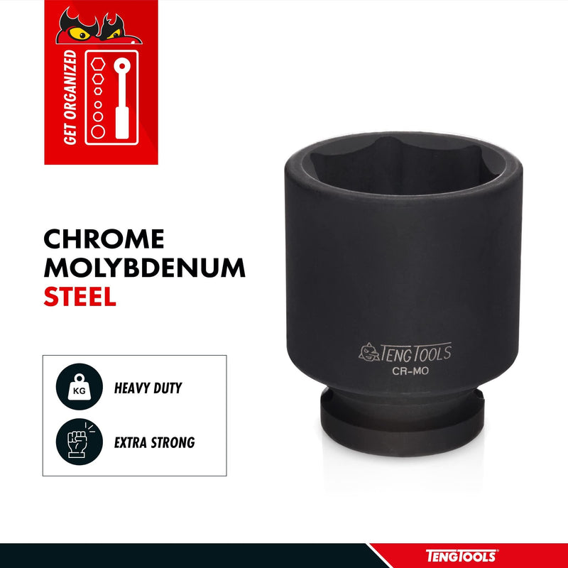 Teng Tools 1/2" Stubby Impact Socket DIN Metric 17mm Teng Tools - Dynamic Drive