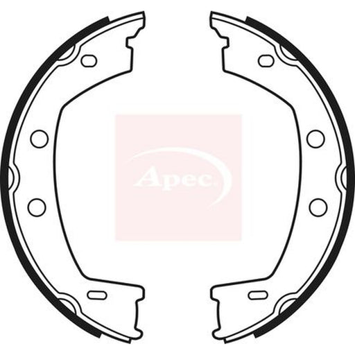 Apec Parking Brake Shoe Set fits Land Rover Freelander 2 2006-2014 2.0 2.2 3.2