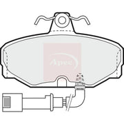 Apec Front & Rear Pads fits Ford Sierra II Sapphire 1987-1993 1.8 2.0
