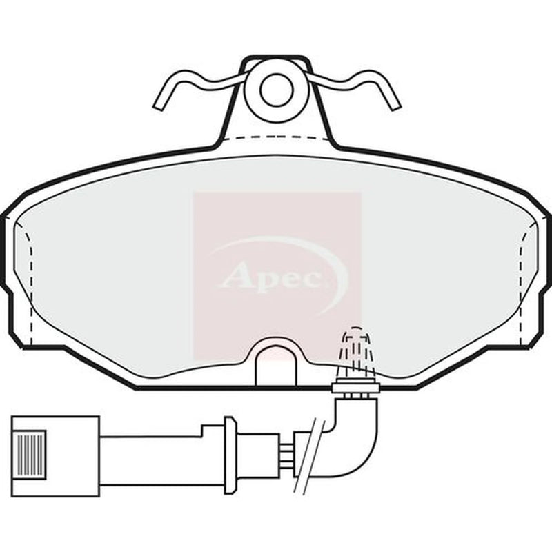 Apec Rear Brake Pad Set PAD479