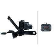 Hella Headlight Levelling Sensor Front Left Connectors V 6PM 011 526-501
