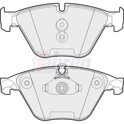 Fahren Front Brake Vented Discs & Pads fits BMW 5 2010-2017