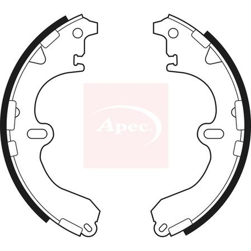Apec Brake Shoe Set Axle Kit fits Toyota Caldina 1997-2002 1.8