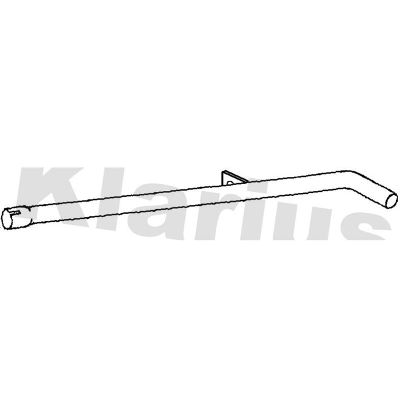 Klarius Exhaust Pipe OD fits Renault Clio III 2010-2014 1.5
