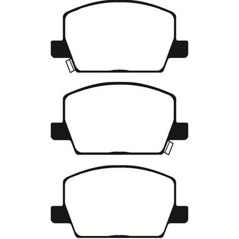 Abtex Front Brake Pad Set fits Opel Insignia B Country Tourer 2017-2018