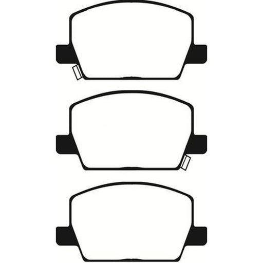 Abtex Front Brake Pad Set fits Opel Insignia B Country Tourer 2017-2018