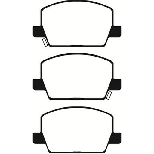 Abtex Front Brake Pad Set PLU2457
