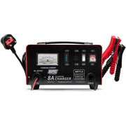 Quality Maypole Heavy Duty Steel 8A 8 Amp 12V Car Van Tractor Battery Charger Maypole - Dynamic Drive