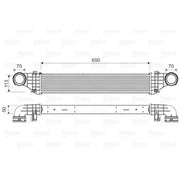 Valeo Intercooler (Charge Air Cooler) 818337