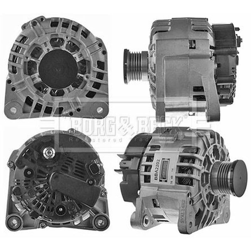 Borg & Beck Car Alternator 12V fits Nissan Interstar 2002-2006