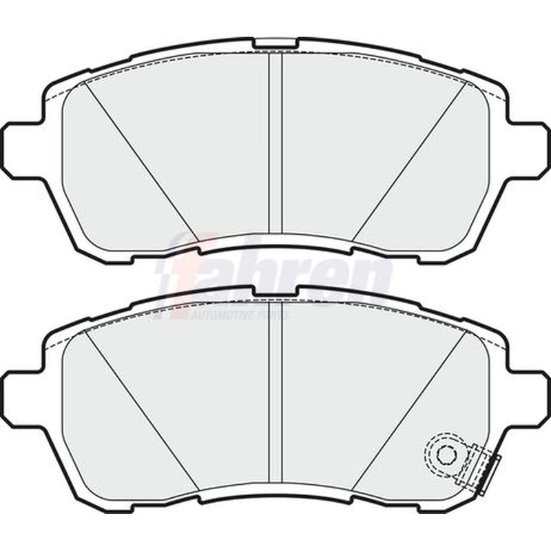 Fahren Front Brake Pad Set FBP3663
