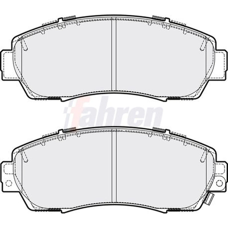 Fahren Front Brake Pad Set FBP3626