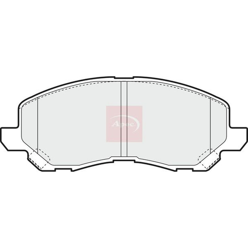 Apec Front & Rear Brake Discs & Pads fits Mitsubishi Eclipse IV 2005-2011 2.4
