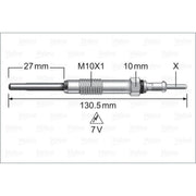 Valeo Diesel Engine Glow Plug 345249