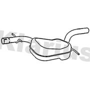 Klarius Centre Pipe Centre fits Skoda Octavia II 2008-2013 1.4