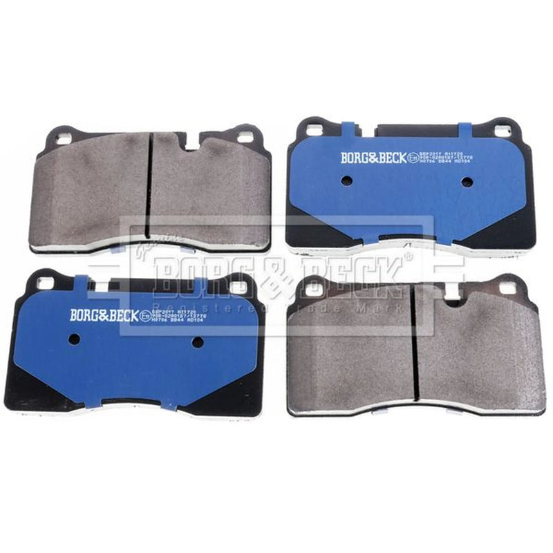 Borg & Beck Front & Rear Brake Discs & Pads fits Land Rover Range Rover Sport I