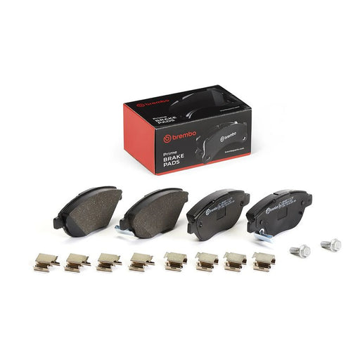 Brembo 4 x Front Brake Pad Set fits Fiat 500L 2012-2018 0.9 1.3 1.4 1.6