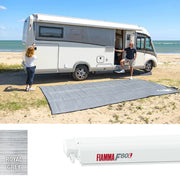 Fiamma F80L 600 Awning Polar White Royal Grey Fiamma - Dynamic Drive