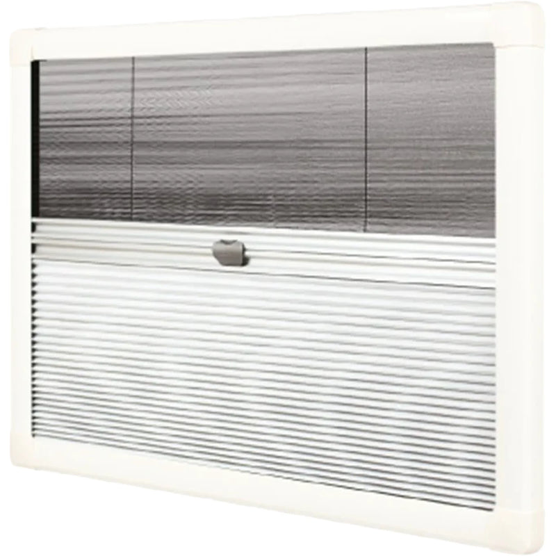 Horrex Duo Plissé Blind 580x560 for Ducato - White
