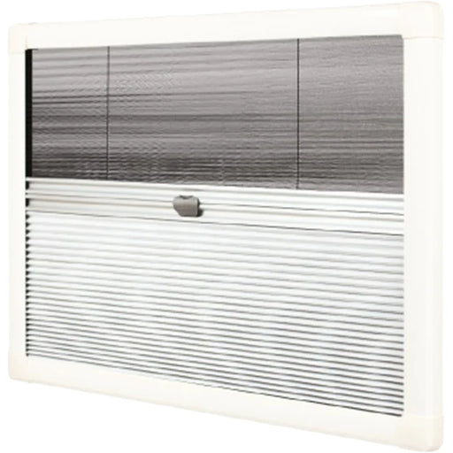 Horrex Duo Plissé Blind 580x560 for Ducato - White
