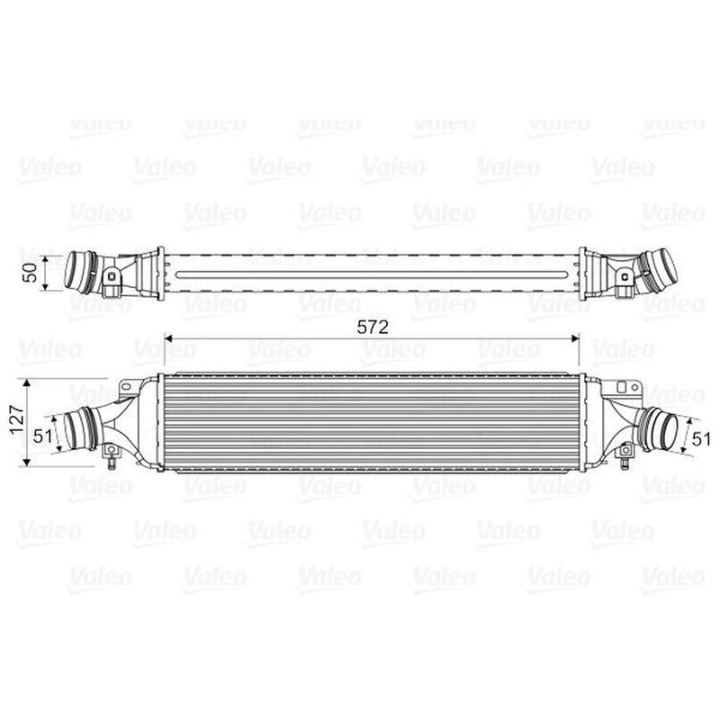 Valeo Intercooler (Charge Air Cooler) 818329