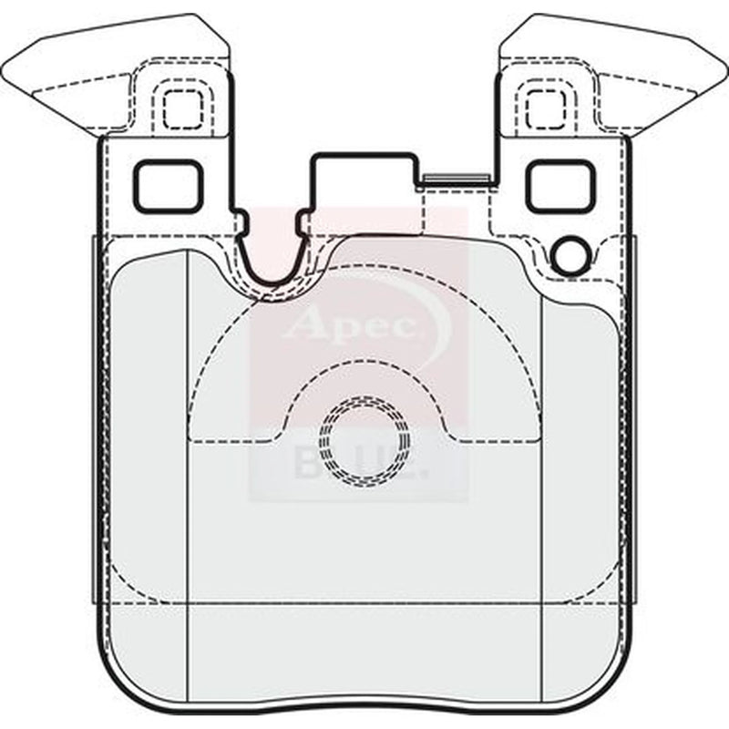 Apec Rear Brake Pad Set PD3736