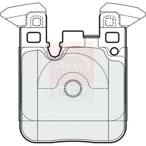 Apec Rear Brake Pad Set PD3736