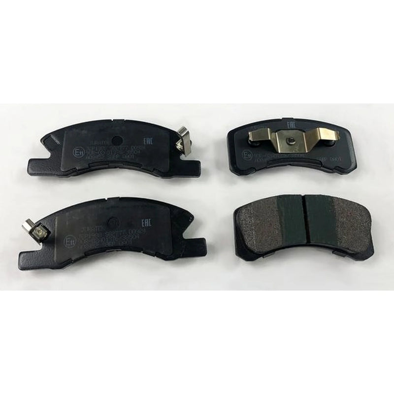 Juratek Front Brake Pad Set fits Daihatsu Charade VI 2003 on 0.7 1.0