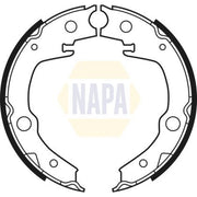 NAPA Parking Brake Shoe Set fits Toyota Avensis 2003-2008 1.6 1.8 2.0 2.2 2.4