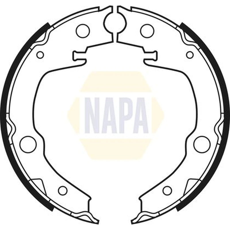 NAPA Parking Brake Shoe Set NBS5014