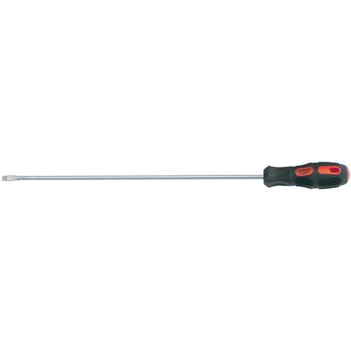 Draper Plain Slot Flared Tip Long Reach Screwdriver, 9.5 x 250mm 40010 Draper - Dynamic Drive