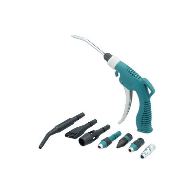 Laser Air Blow Gun Kit 9pc 7835 Laser - Dynamic Drive