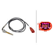 Hella Exhaust Gas Temperature Sensor before soot particulat fits Porsche Cayenne