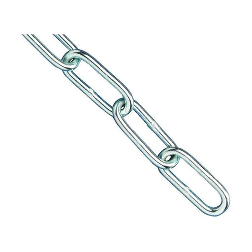 Faithfull Zinc Plated Chain 4mm x 2.5m - Max. Load 120kg Faithfull - NN4 Online