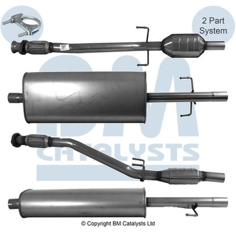 BM Catalysts Homologated Diesel Cat fits Mercedes-Benz Sprinter 2-T 1995-2000