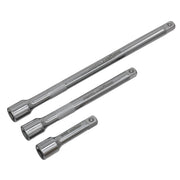Sealey Extension Bar Set 3pc 1/4"Sq Drive S0718 Siegen by Sealey - Dynamic Drive