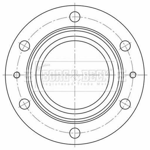 Borg & Beck Front Brake Solid Discs & Pads fits Iveco Eurocargo I-Iii 1991-2015