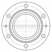 Borg & Beck Front & Rear Brake Discs & Pads fits Iveco Eurocargo I-Iii 2000-2015