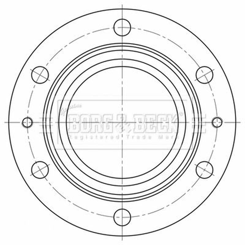 Borg & Beck Front Brake Solid Discs & Pads fits Iveco Eurocargo I-Iii 2000-2015