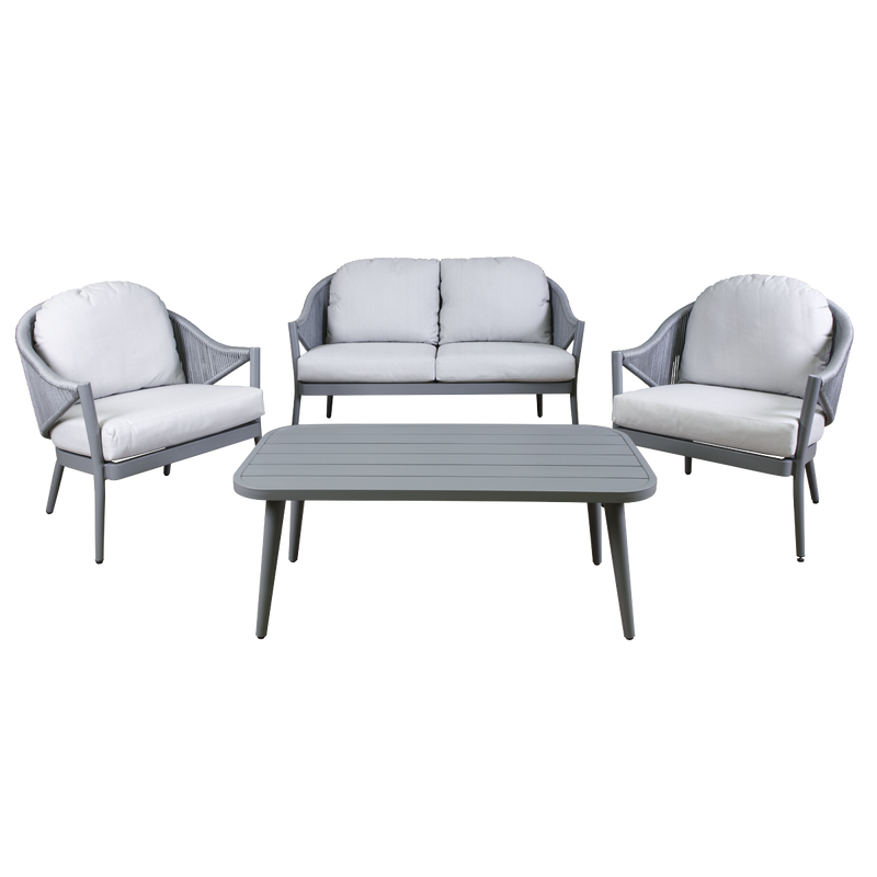 Dellonda Echo 4 Piece Garden Set Dellonda  - Dynamic Drive