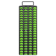 Sealey Socket Rail Tray 1/4" 3/8" & 1/2"Sq Drive Hi-Vis Green AK27051HV Sealey - Dynamic Drive